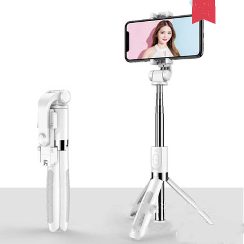 Tripod Selfie Stick Mobile Universal Triangle Bracket One Bluetooth Selfie - myonlineshope.in