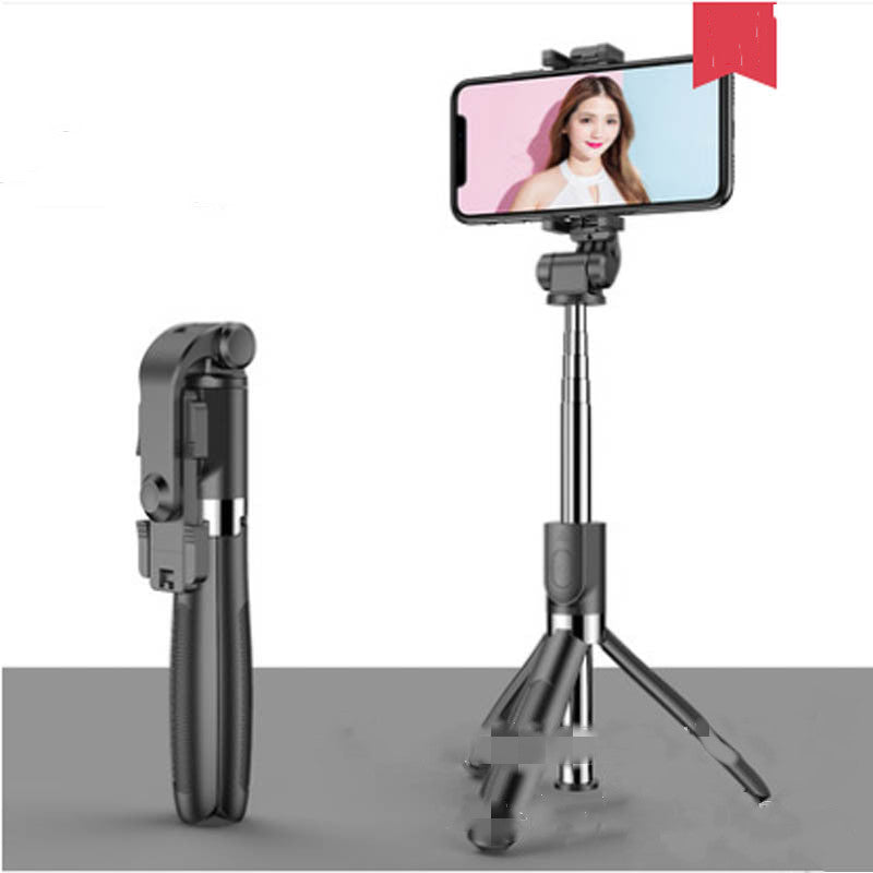 Tripod Selfie Stick Mobile Universal Triangle Bracket One Bluetooth Selfie - myonlineshope.in