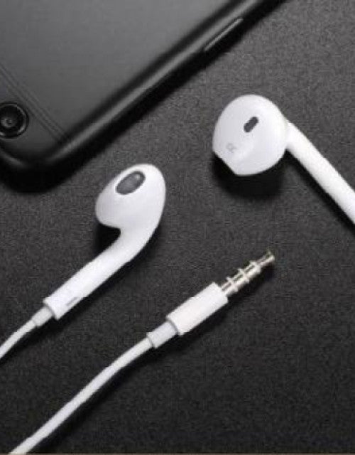 3.5Mm Stereo Wired In Ear Earphones With Mic For Calling, Volume Control, Multifunction Button - myonlineshope.in