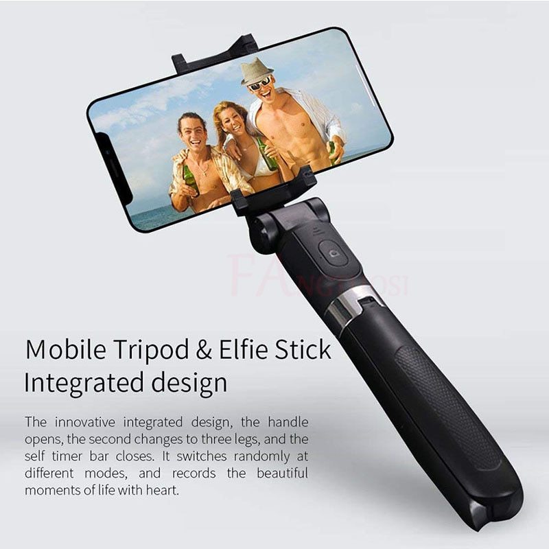 Tripod Selfie Stick Mobile Universal Triangle Bracket One Bluetooth Selfie - myonlineshope.in