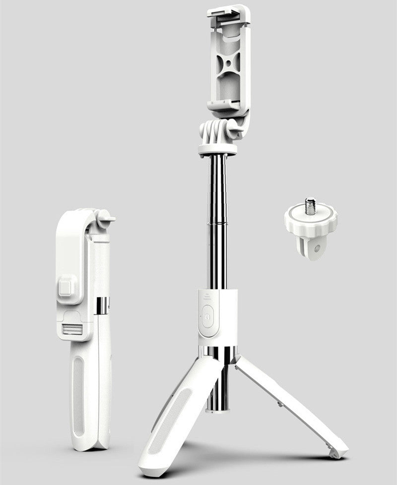Tripod Selfie Stick Mobile Universal Triangle Bracket One Bluetooth Selfie - myonlineshope.in
