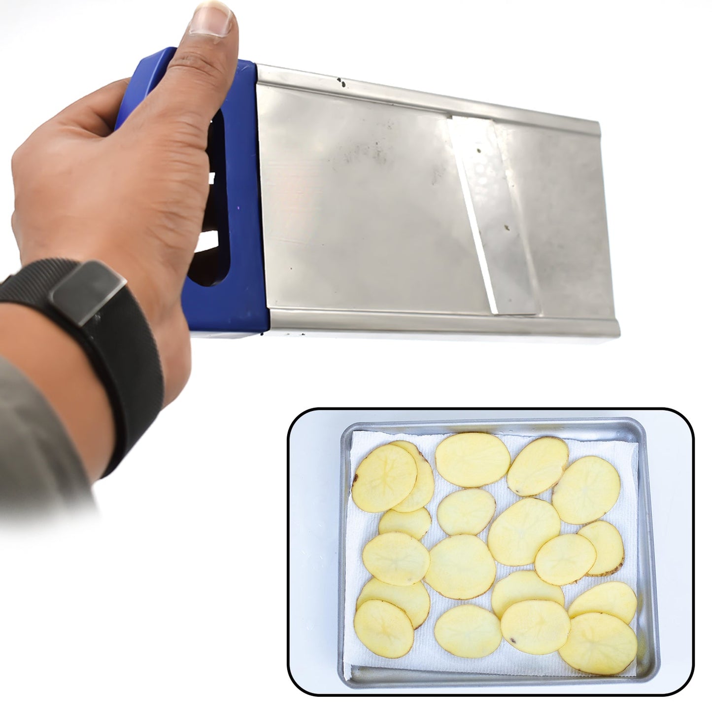 Plain Potato Slicer for Cutting And Slicing Of Potatoes.