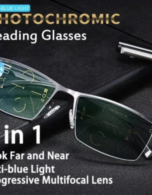 Anti Blue Progressive Reading Glasses Pack Of 2 - myonlineshope.in