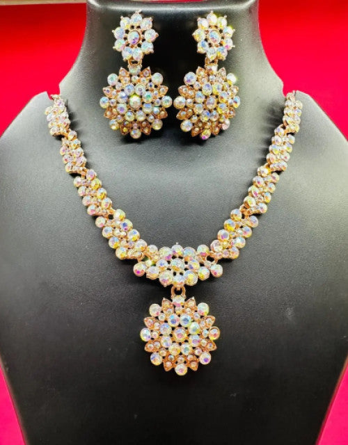 Austrian Diamond Jewellery Set (set Of 3) - myonlineshope.in