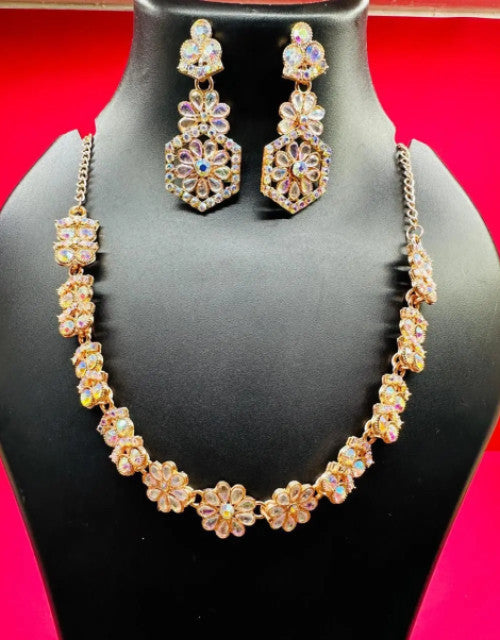 Austrian Diamond Jewellery Set (set Of 3) - myonlineshope.in