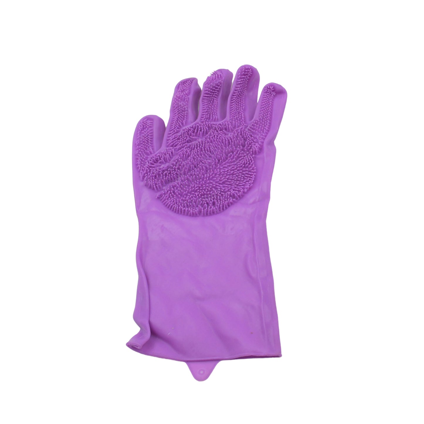 Dishwashing Gloves With Scrubber Silicone Cleaning Reusable Scrub Gloves For Wash Dish Kitchen Bathroom Pet Grooming Wet And Dry Glove