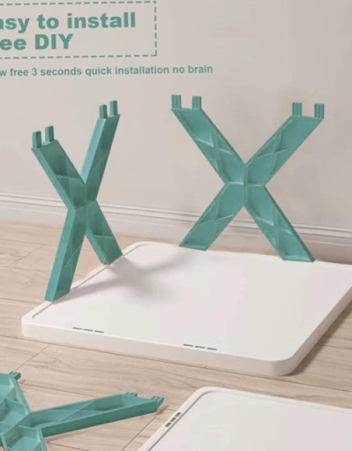 Premium Quality Plastic 4 Shelf Foldable Shoe Rack - myonlineshope.in