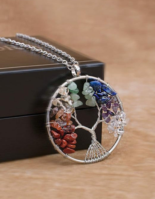 Seven Chakra Tree of Life Pendant - myonlineshope.in