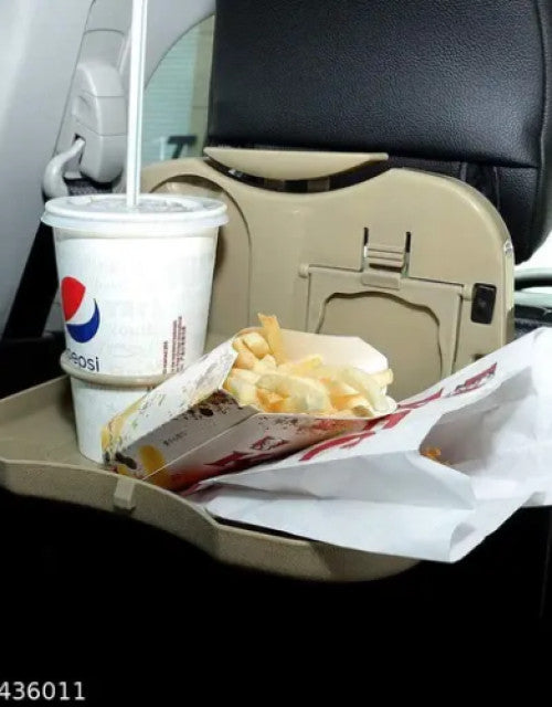 Portable Car Back Seat Hanging Cup Table Tray Holder or Dining Tray - myonlineshope.in
