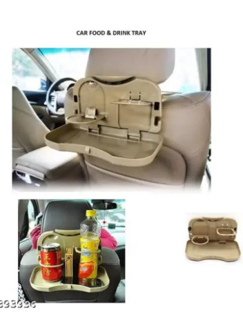 Portable Car Back Seat Hanging Cup Table Tray Holder or Dining Tray - myonlineshope.in