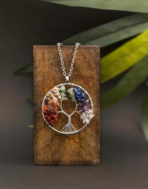 Seven Chakra Tree of Life Pendant - myonlineshope.in