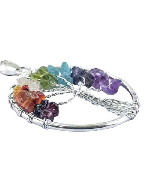 Seven Chakra Tree of Life Pendant - myonlineshope.in