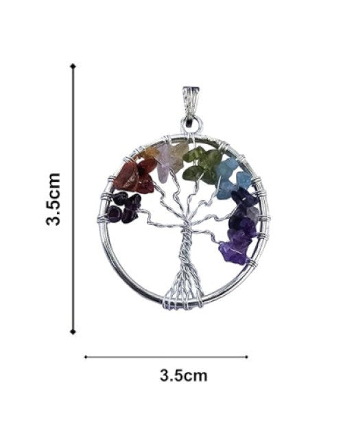 Seven Chakra Tree of Life Pendant - myonlineshope.in